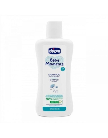 CHICCO Baby Moments Shampooing 200ml en Tunisie – Douceur et Soin Bébé