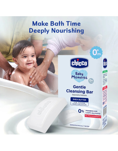 CHICCO Baby Moments Savon 100g en Tunisie – Hygiène Douce Bébé