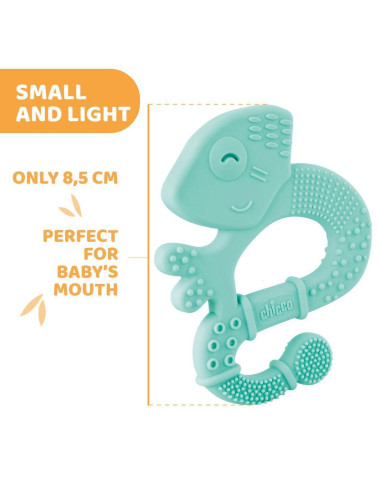 CHICCO Anneau de Dentition Iguane 2M+ Bleu en Tunisie – Soulagement Bébé