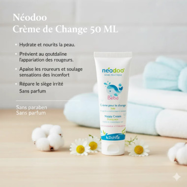 NEODOO Crème de Change 50ml en Tunisie – Protection & Soin Bébé
