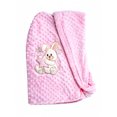 Couverture Ourson Rose 80x110 – Douce et Chaude pour Bébé en Tunisie