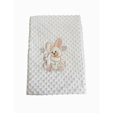 bebe maman couverture ours blanc casse sommeil calme baby mam