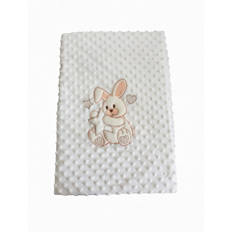 bebe maman couverture ours blanc casse sommeil calme baby mam