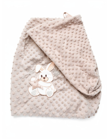 Couverture Ourson Beige 80x110 – Douce et Chaude pour Bébé en Tunisie