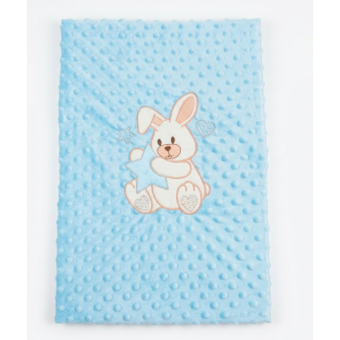 bebe maman couverture ours bleu someil calme baby mam