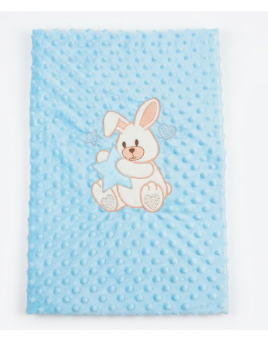 bebe maman couverture ours bleu someil calme baby mam