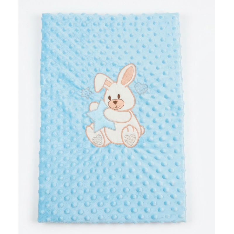 bebe maman couverture ours bleu someil calme baby mam