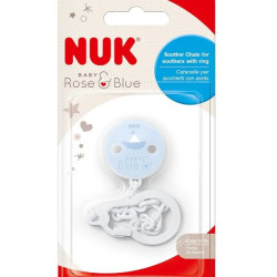 NUK ATTACHE SUCETTE BLEU