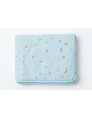 bebe maman couverute etoile bleu someil calme baby mam