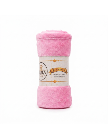 Couverture Rose 80x110 – Douce et Chaude Bébé en Tunisie