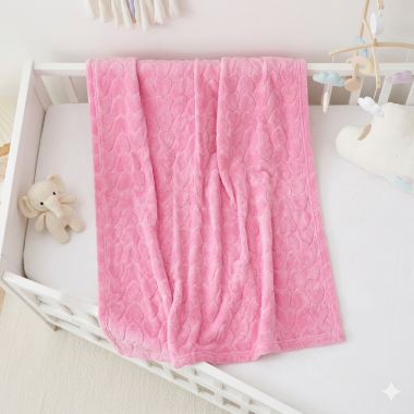 Couverture Rose 80x110 – Douce et Chaude Bébé en Tunisie