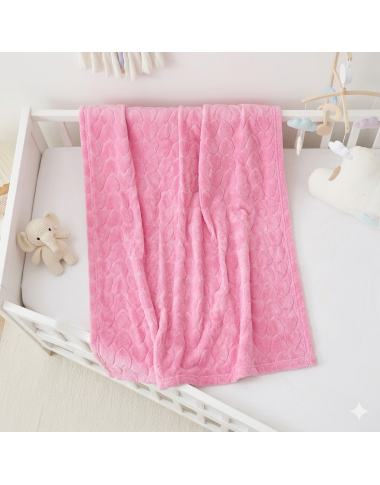 Couverture Rose 80x110 – Douce et Chaude Bébé en Tunisie