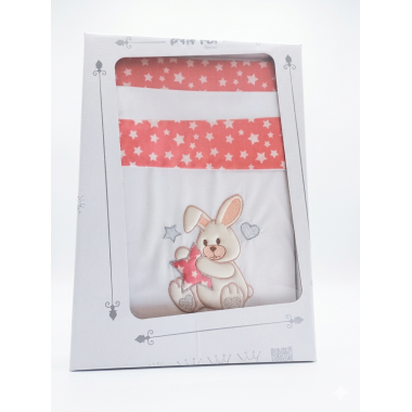 bebe maman drap ours rose someil baby mam