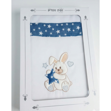 bebe maman drap ours bleu baby mam