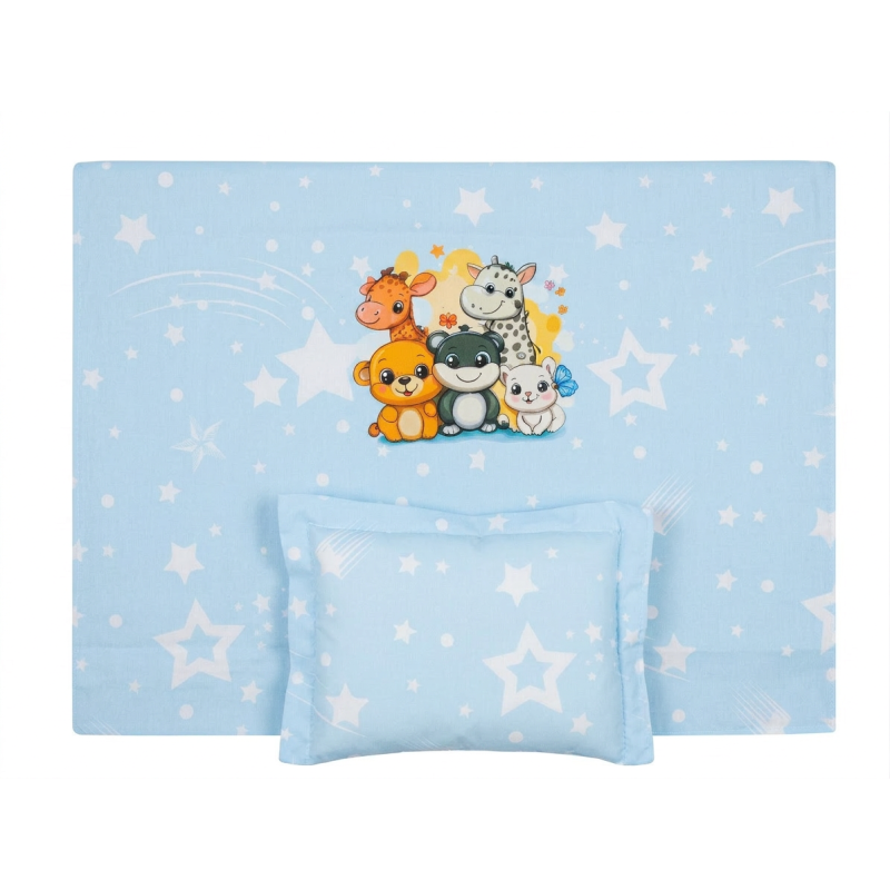 bebe maman drap coussin bebe bleu baby mam