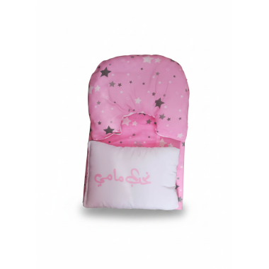 bebe maman parure drap oussin cou rose baby mam