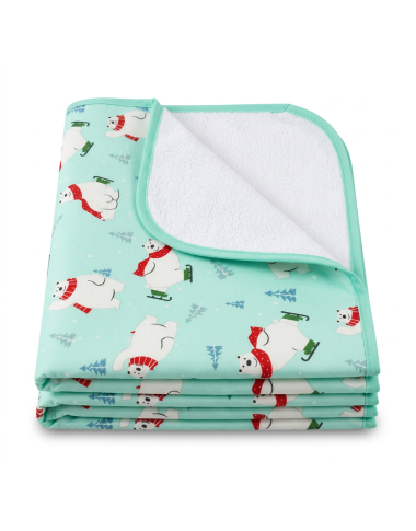 Tapis à langer bébé vert en Tunisie – Pratique et confortable