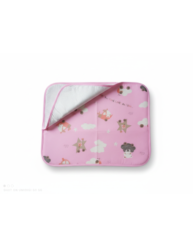 Tapis de Change Bébé Rose - Pratique & Hygiénique | Babymam