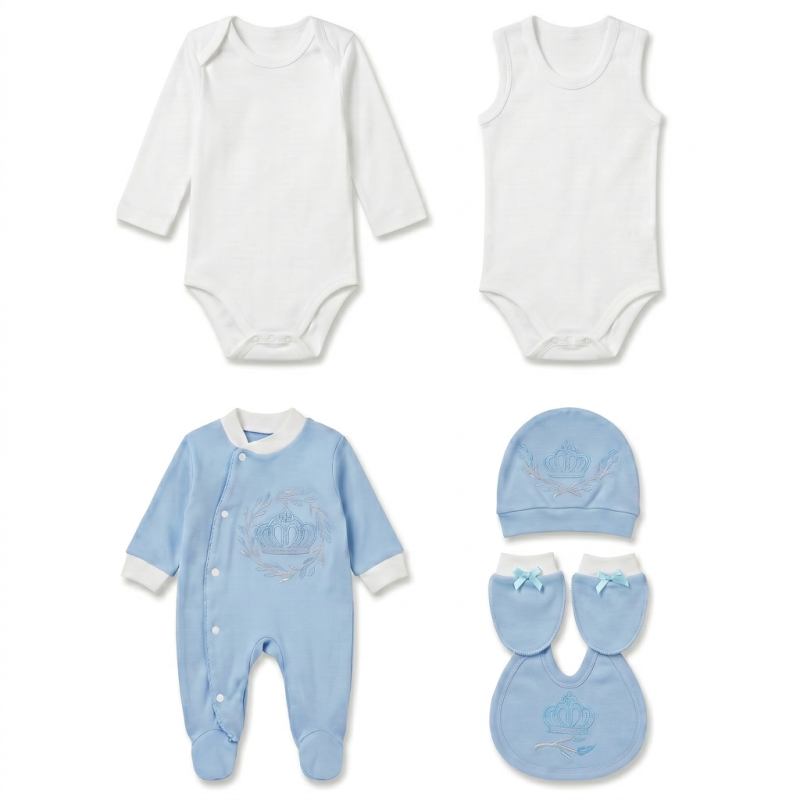 bebe maman sortie clinique bleu nouveau ne baby mam