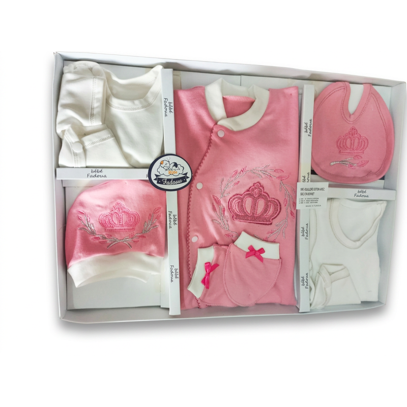 bebe maman sortie clinique rose nouveau ne baby mam