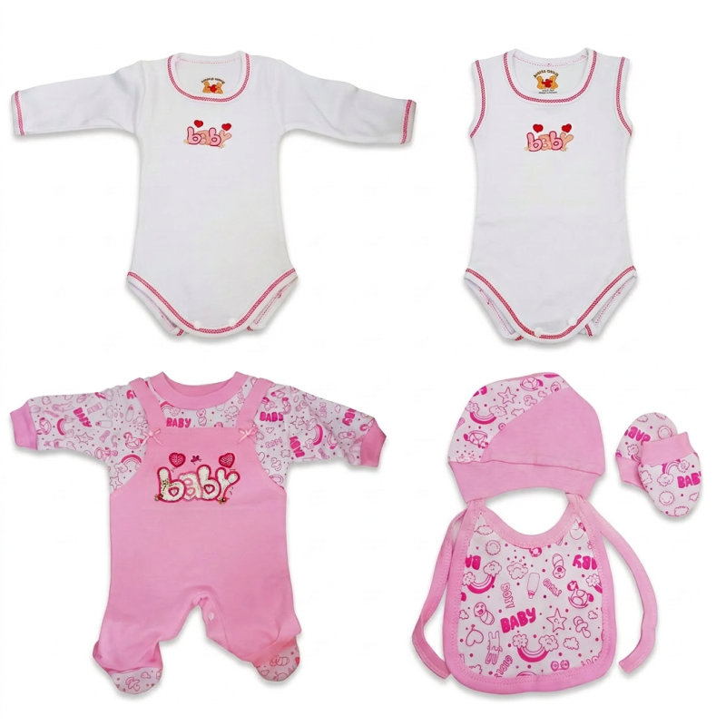 bebe maman sortie clinique rose baby mam