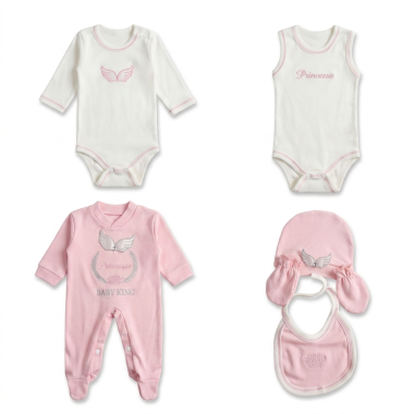 Sortie de clinique princesse rose : idées de tenue bébé élégante et douce