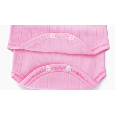 Body sans manche bébé rose : sous-vêtement doux en coton pour nouveau-né