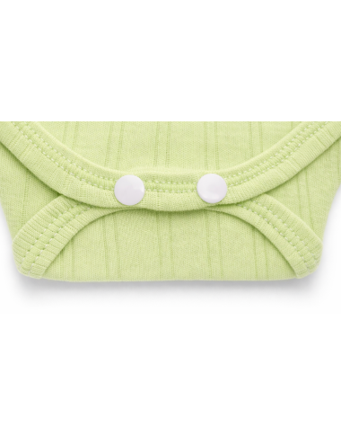 Body sans manche bébé vert : sous-vêtement doux en coton pour nouveau-né