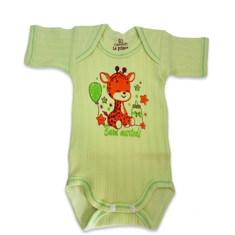 bebe maman body demi manche jaune bebe sous vetement baby mam