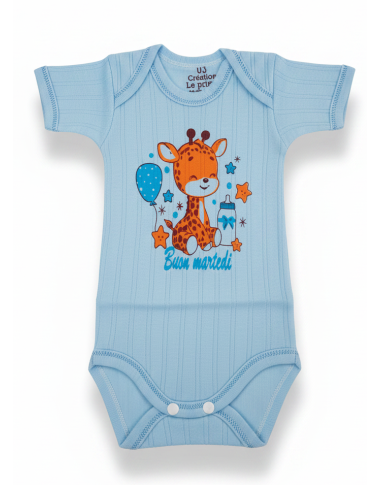 bebe maman body demi manche bleu sous vetement baby mam