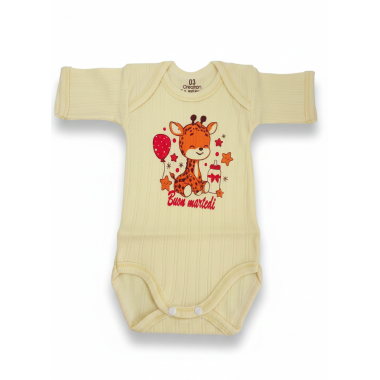 bebe maman body demi manche jaune sous vetement baby mam