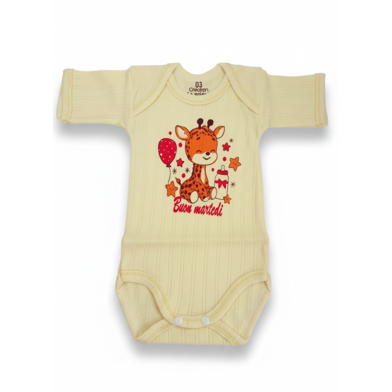 bebe maman body demi manche jaune sous vetement baby mam