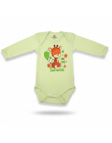 bebe maman body manches longues vert sous vetement baby mam