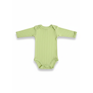 Body Bébé Manches Longues Vert | Pur Coton Doux | Babymam
