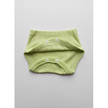 Body manches longues bébé vert : sous-vêtement chaud en coton pour nouveau-né