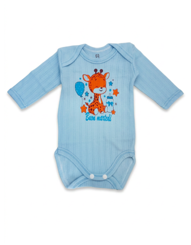 bebe maman body manches longues bleu sous vetmenet baby mam