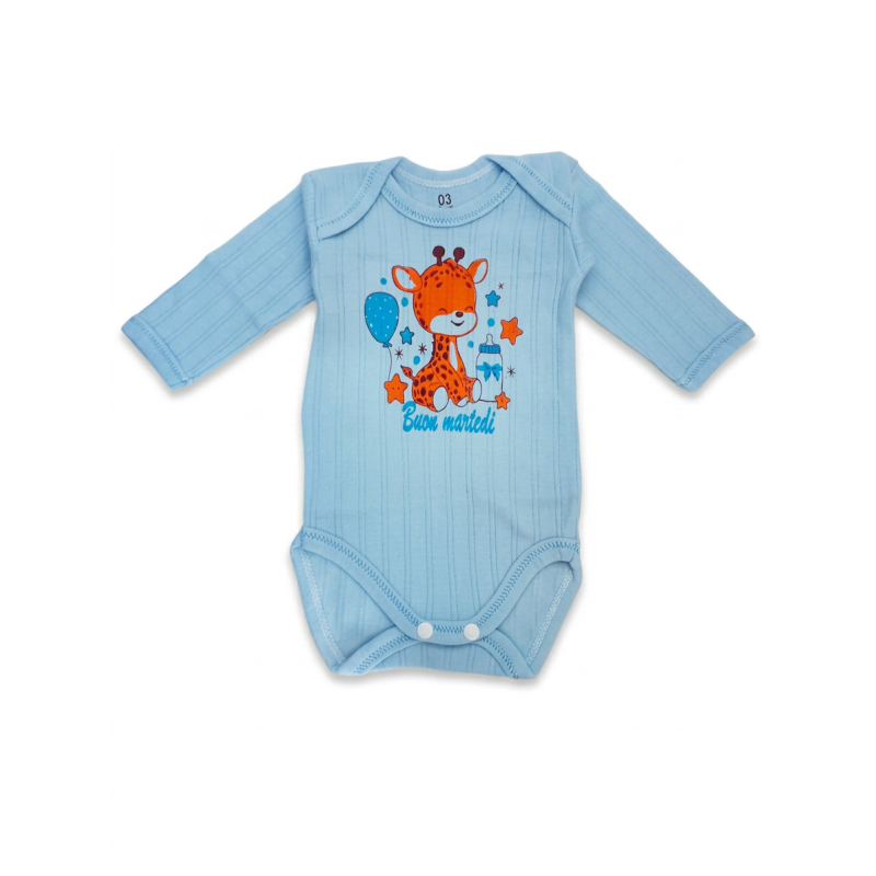 bebe maman body manches longues bleu sous vetmenet baby mam
