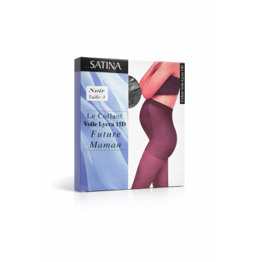 Collant voile lycra noir Satina : élégance et confort au quotidien