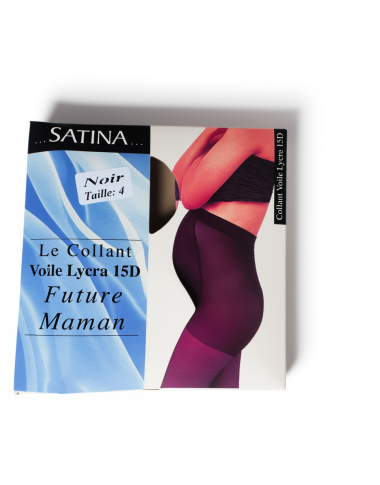 Collant voile lycra noir Satina : élégance et confort au quotidien