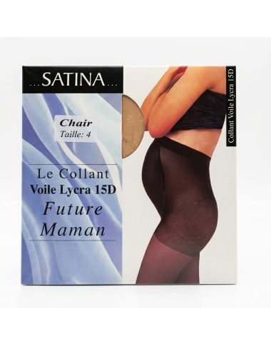 Collant voile lycra chair Satina : effet naturel et confort invisible
