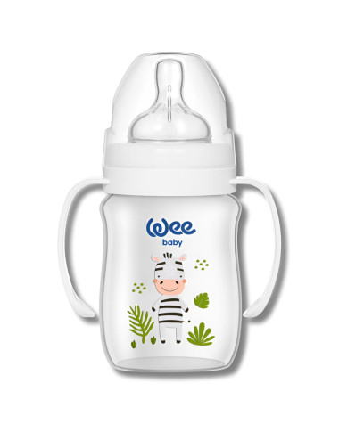 WEE Biberon Col Large avec Poignée Safari 150 ml Tunisie – Biberon Bébé Pratique