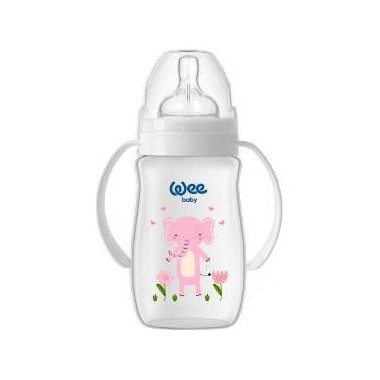WEE Biberon Col Large avec Poignée Safari 250 ml Tunisie – Biberon Bébé Pratique