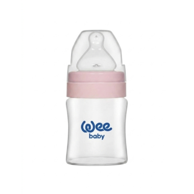 Wee Baby Biberon Col Large 250 ml – Biberon anti-colique bébé tétine silicone