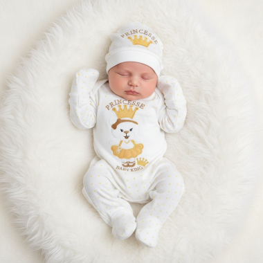 Sortie de clinique bébé princesse blanc en Tunisie : idées et inspirations élégantes