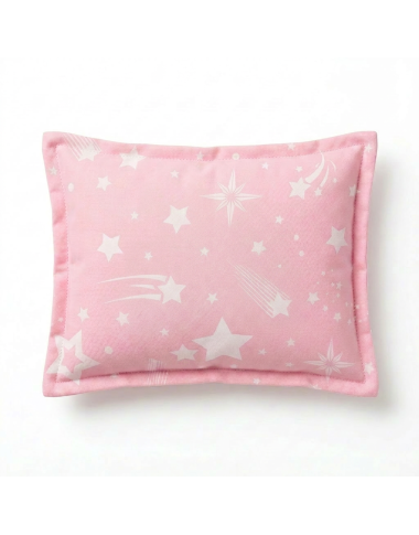 Parure Drap + Coussin Bébé Animaux Rose | Babymam