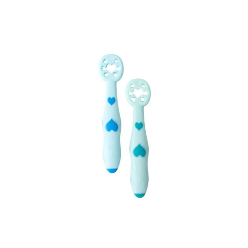 bebe maman mycey lot/2 cuilleire embout souple selicone baby mam