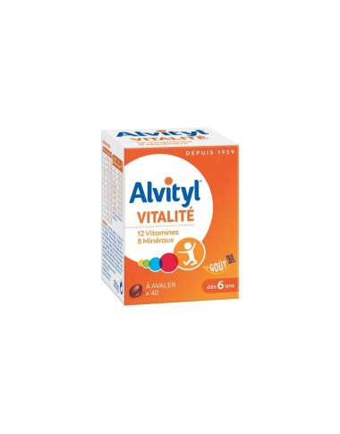 bebe maman enfant alvityl comprimes bt/40 multivitamine huminite sante enfant a partir de 6 ans baby mam