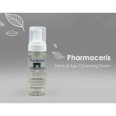 PHARMACERIS W MOUSSE NETTOYANTE ALBUCIN ECLAIRCISSANTE 150ML
