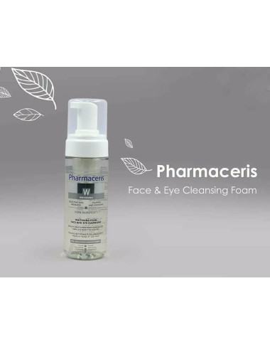 PHARMACERIS W MOUSSE NETTOYANTE ALBUCIN ECLAIRCISSANTE 150ML