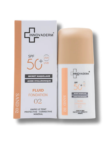 maman femme innovaderm N2 fondation SPF50+ eclat ecran contre soleil baby mam